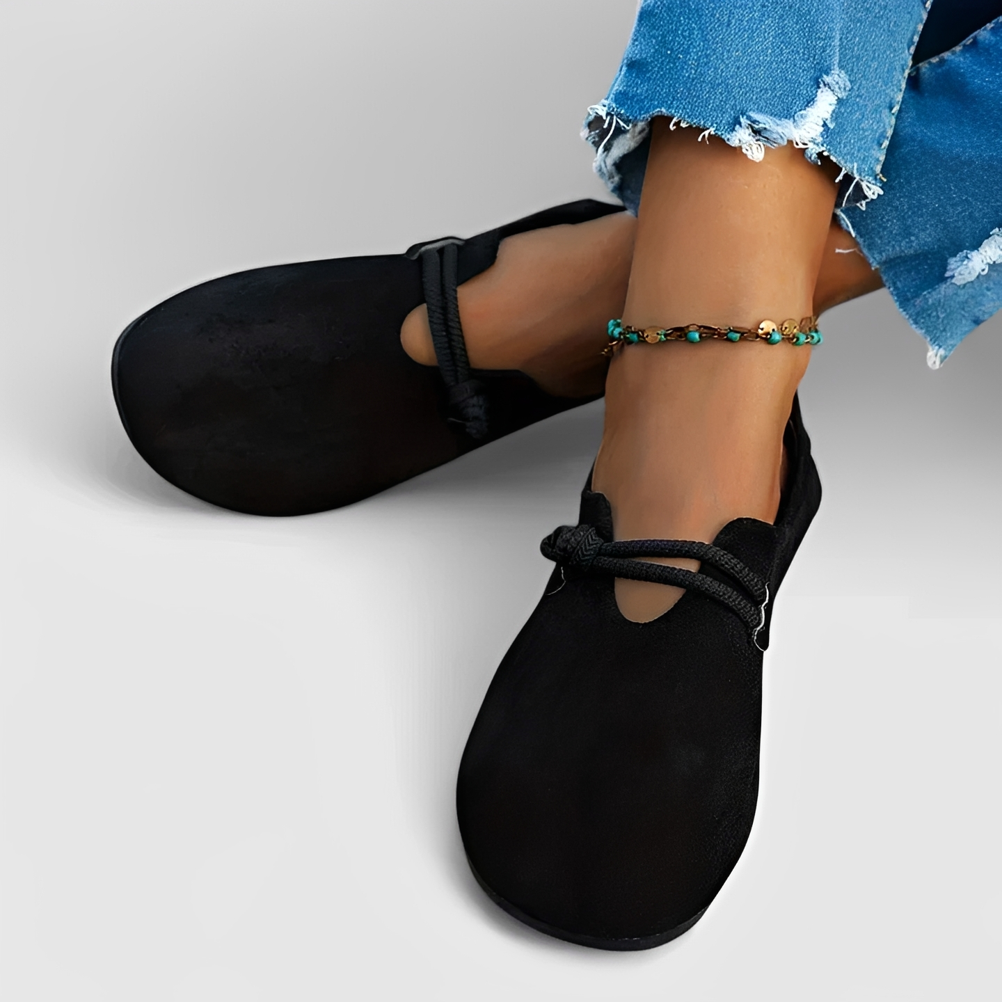 Marjorie - Komfortable Schuhe mit runder Spitze