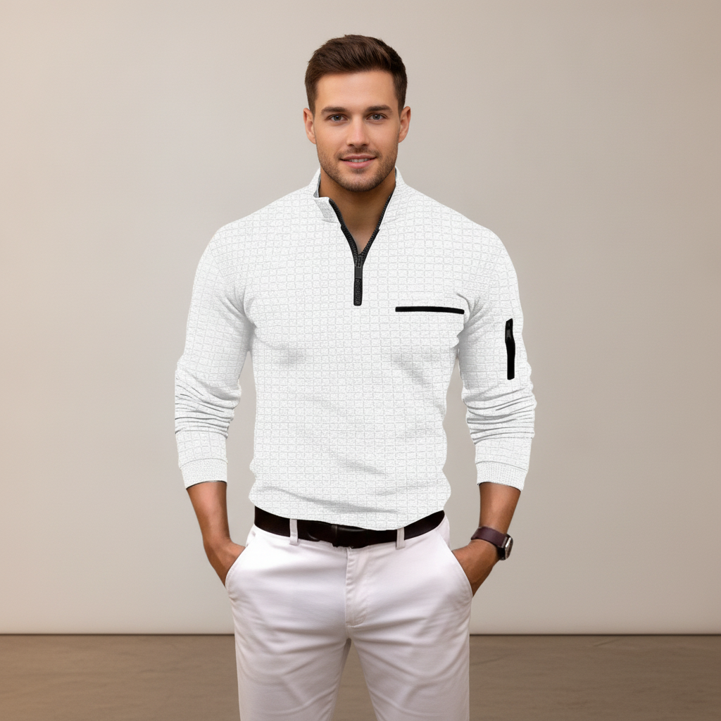 Andrey - Schickes Halbzip-Shirt
