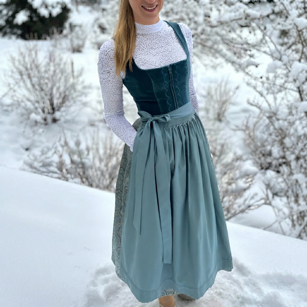 Muriel - Elegantes traditionelles Dirndlkleid (Futter nicht enthalten)