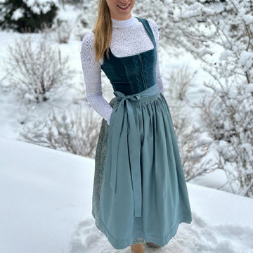 Muriel - Elegantes traditionelles Dirndlkleid (Futter nicht enthalten)