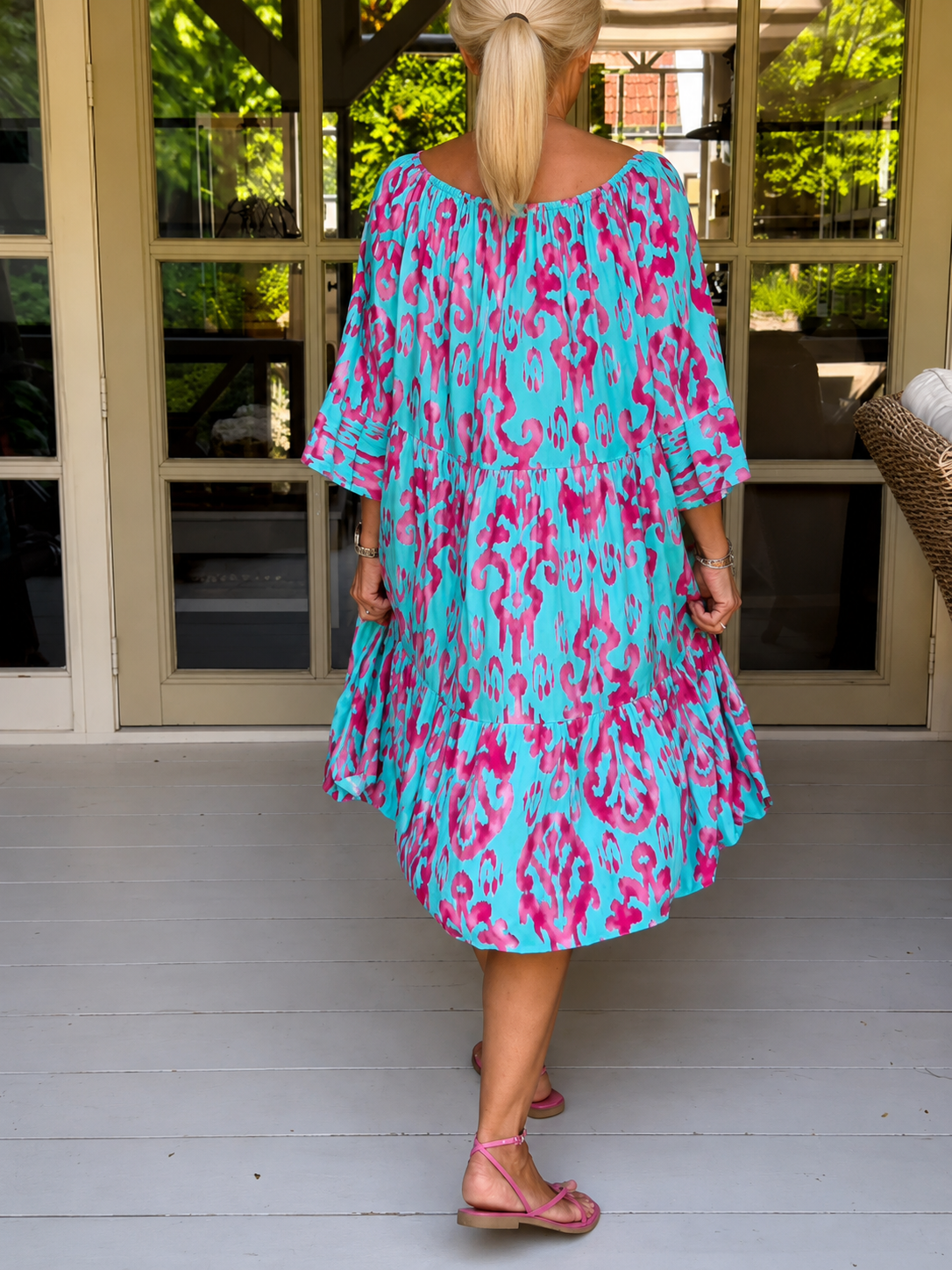 Vishay - Lässiges und Weites Midi-Kleid