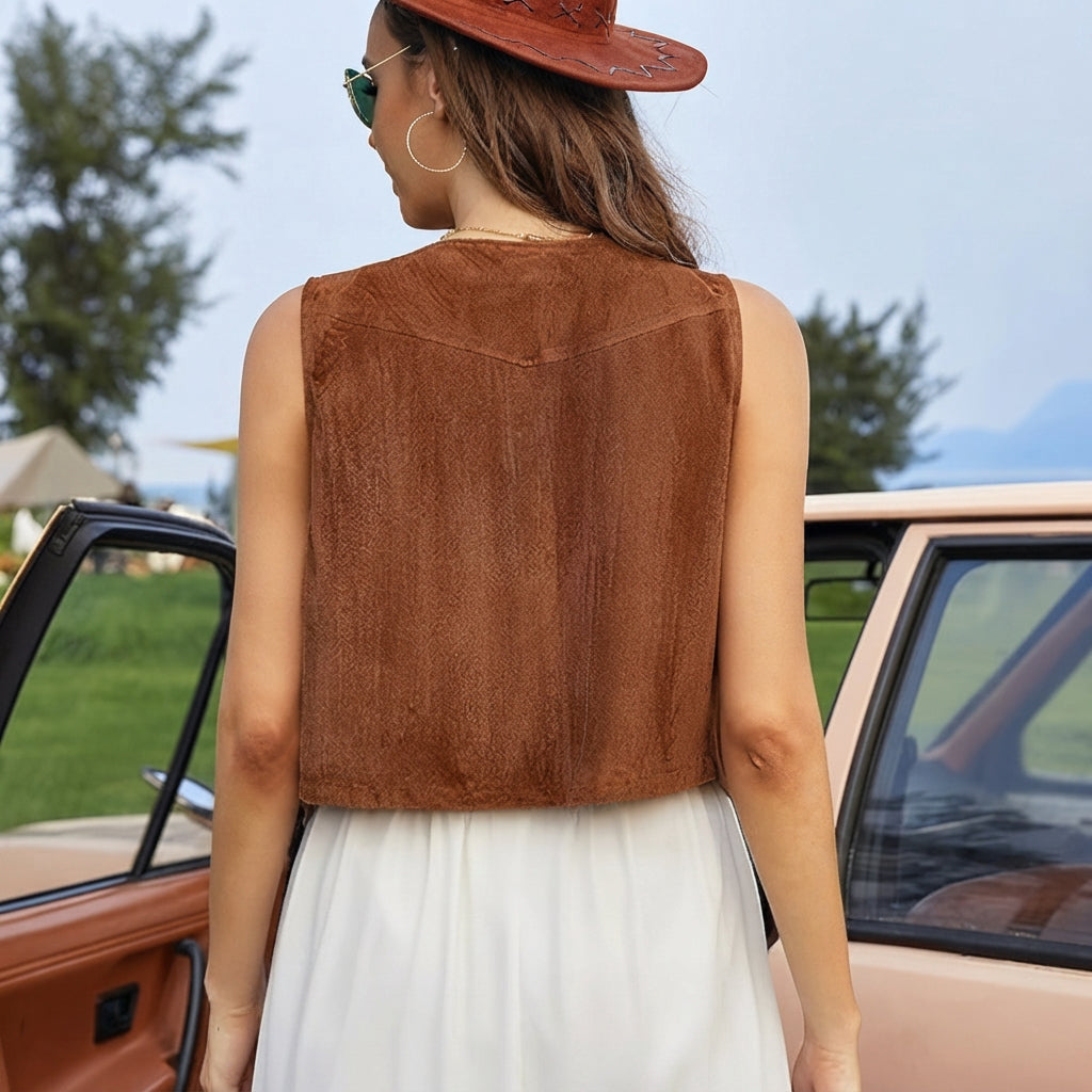 Gwyneth - Stilvolle und elegante Boho-Weste