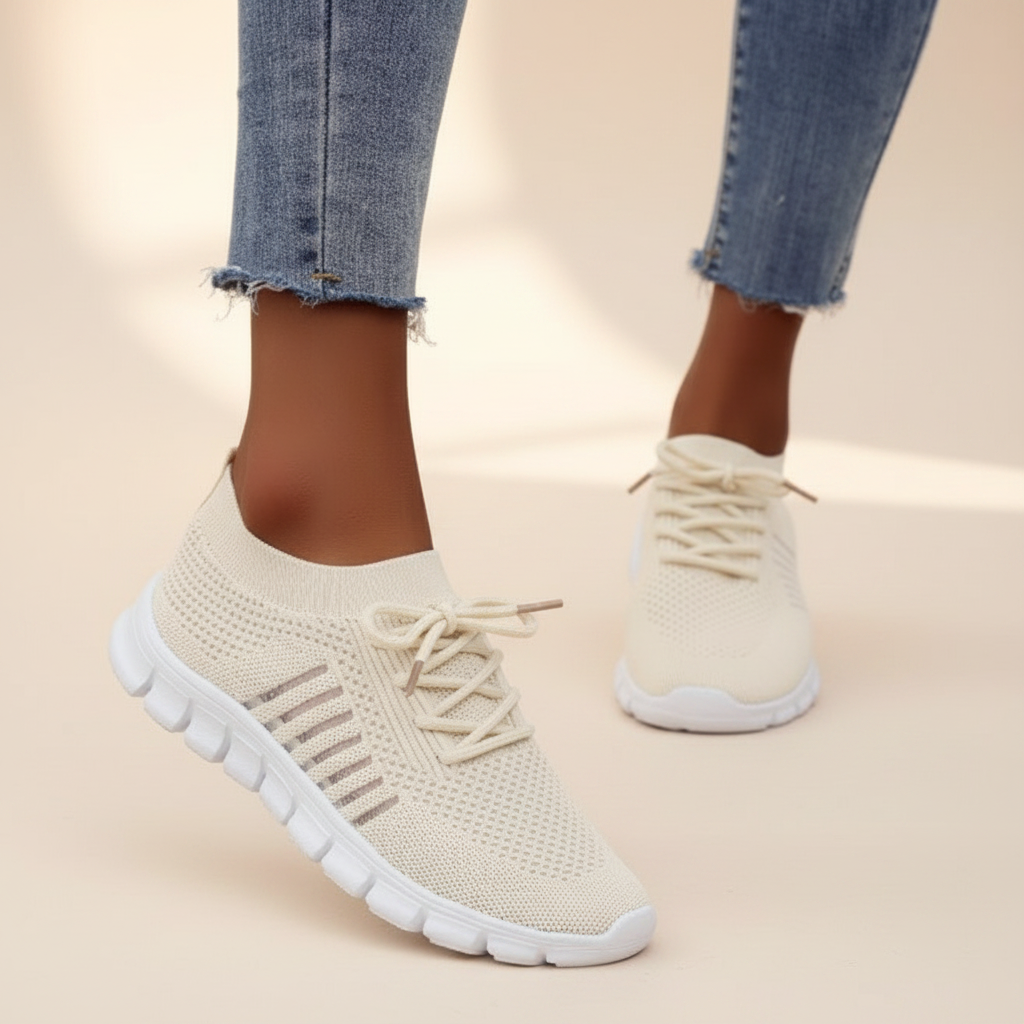 Vicky - Atmungsaktive Schnürschuhe