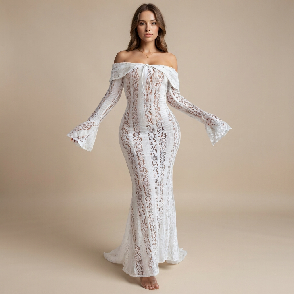 Juliana - Elegantes Maxikleid mit Bindungsdetail