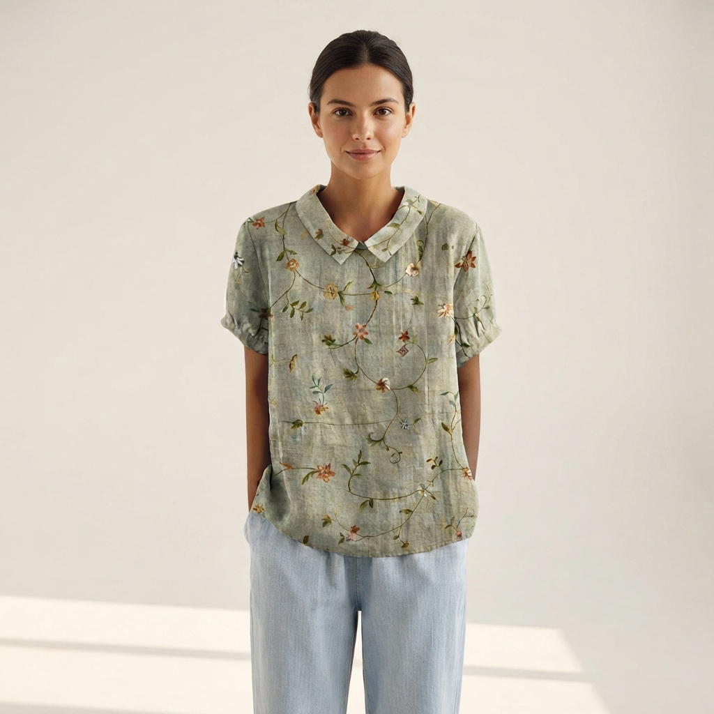 Salmah - Stilvolle und Leichtfallende Bluse