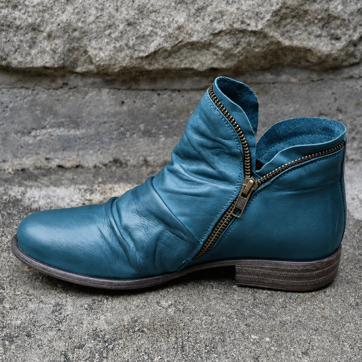Julie - Schicke Ankle Boots mit Zipper