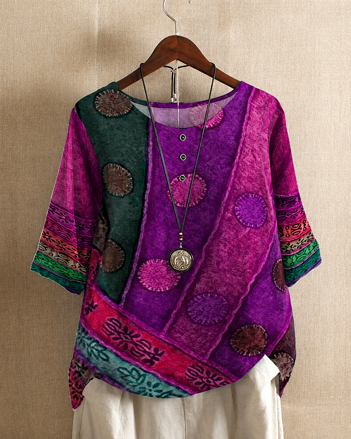 Ferlisha - Elegante und Weite Bluse
