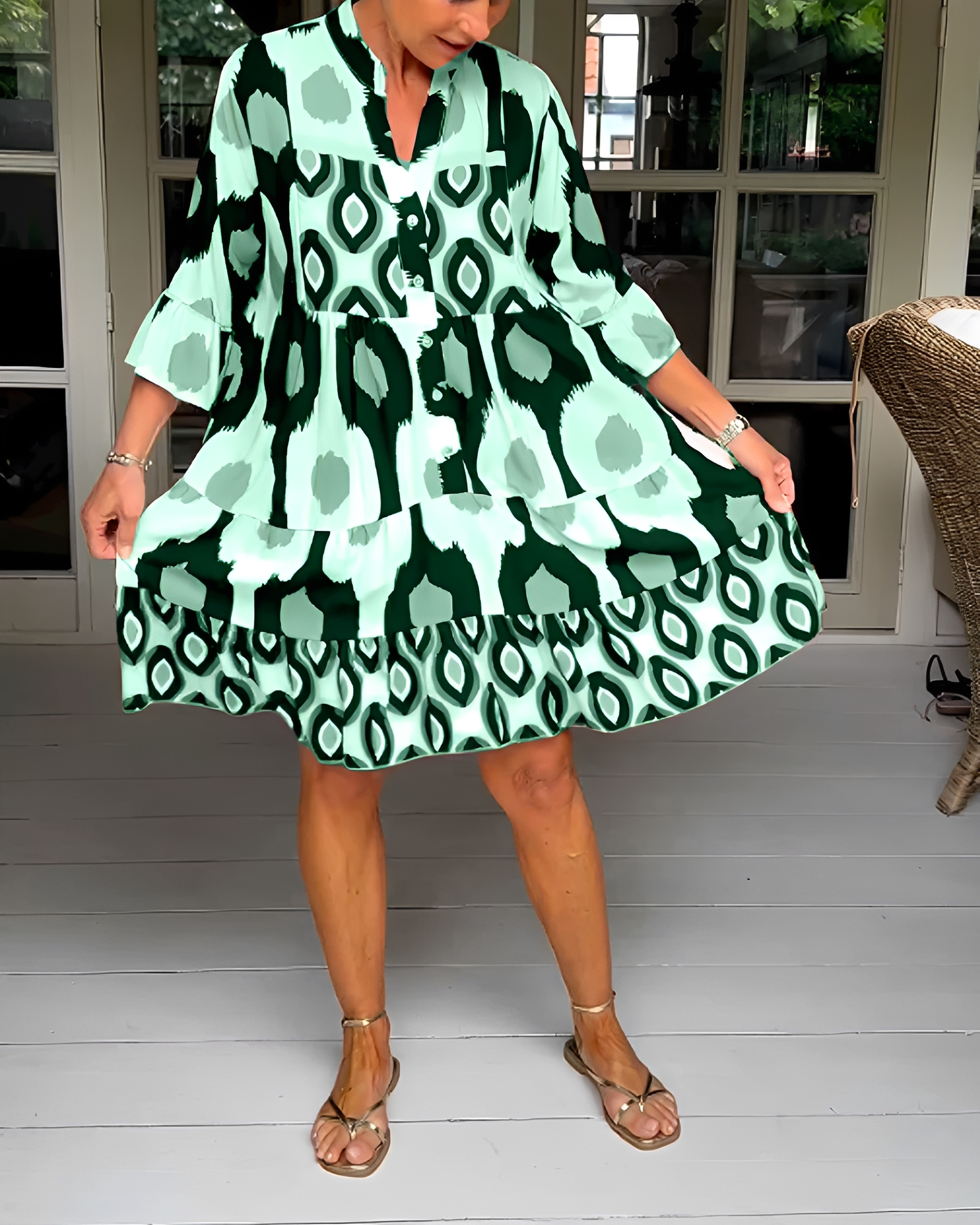 Faiza - Elegantes und bequemes Minikleid