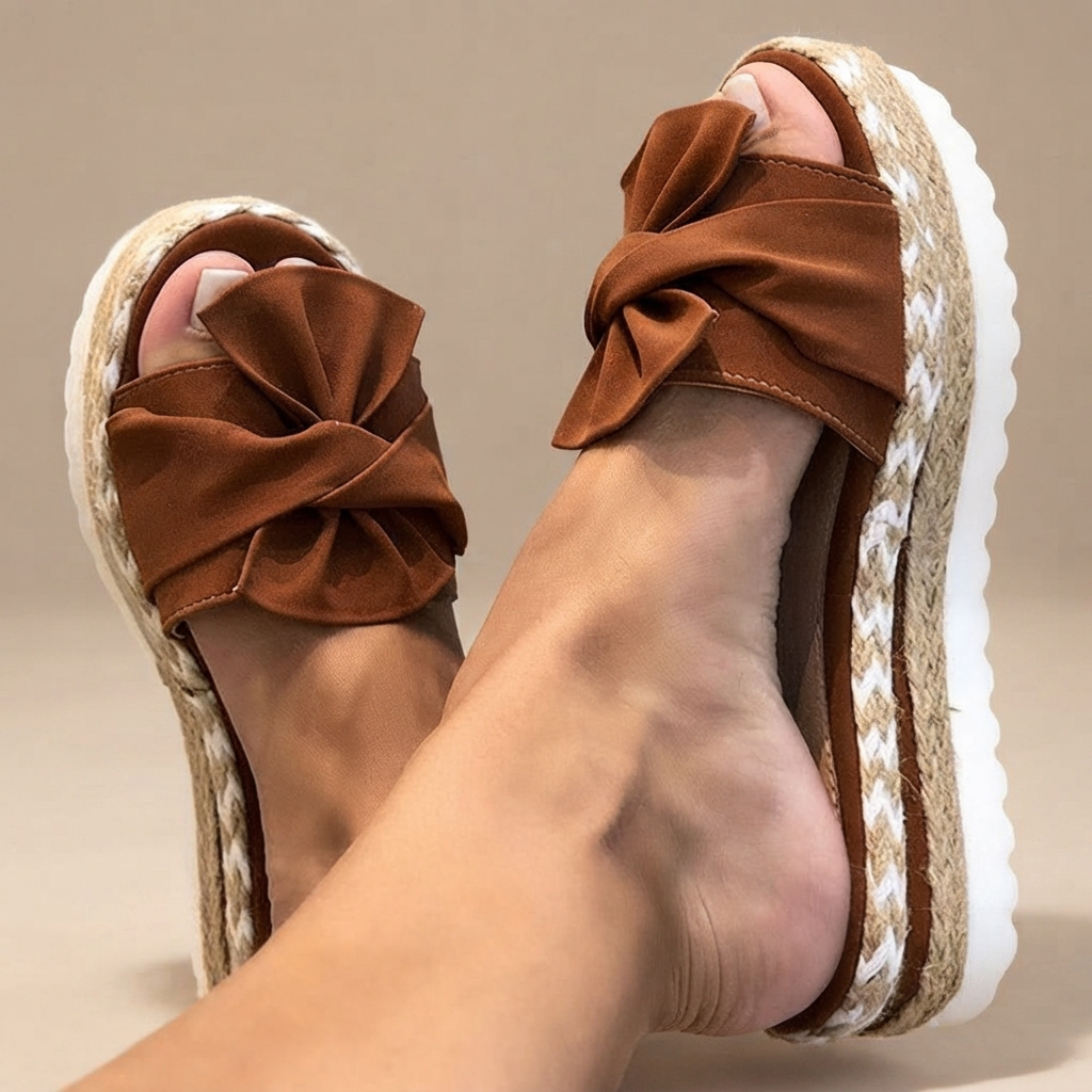 Claudia - Trendige Sandalen mit Schleifen