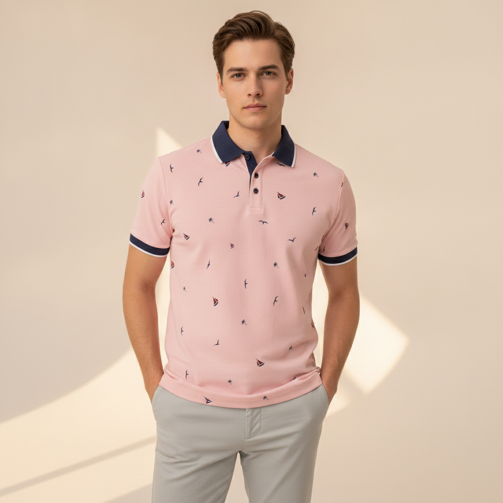 Bedario - Modernes Freizeit-Poloshirt