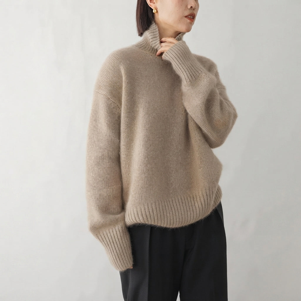 Lea - Eleganter Rollkragenpullover für Damen