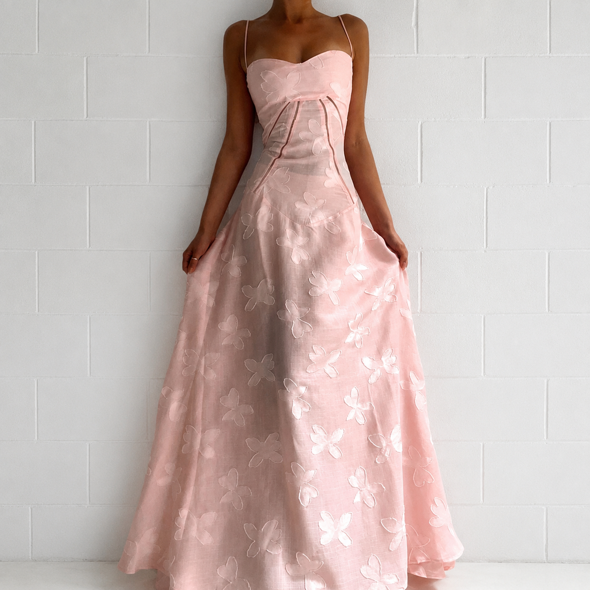Sandra - Stilvolles Figurbetontes Maxikleid