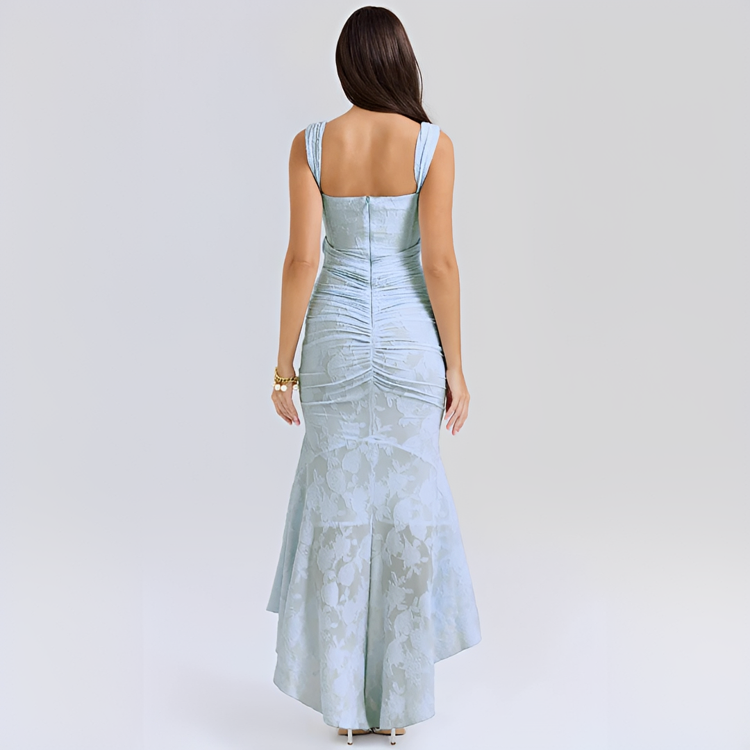 Cynthia - Schickes Wickel-Midikleid mit Taillenband