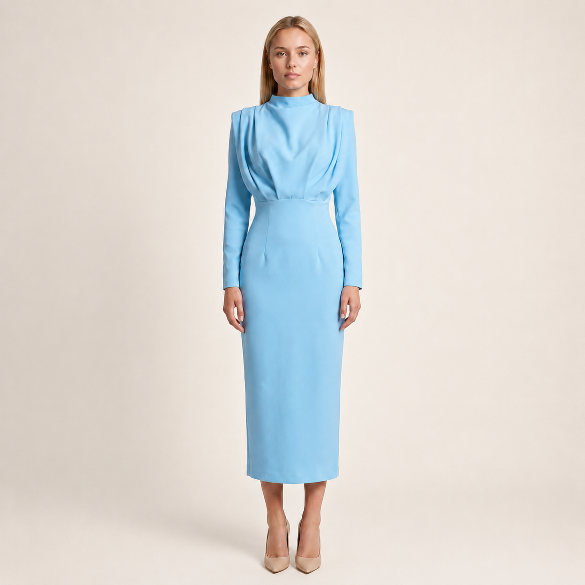 Darby - Stilvolles Langarmkleid