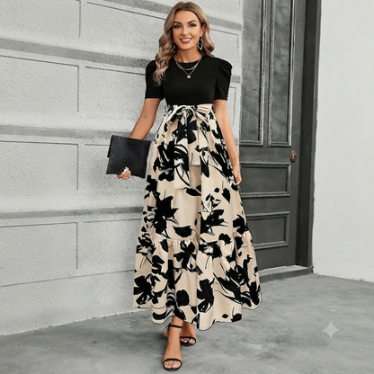 Astrid - Elegantes Kleid mit Blütenmuster