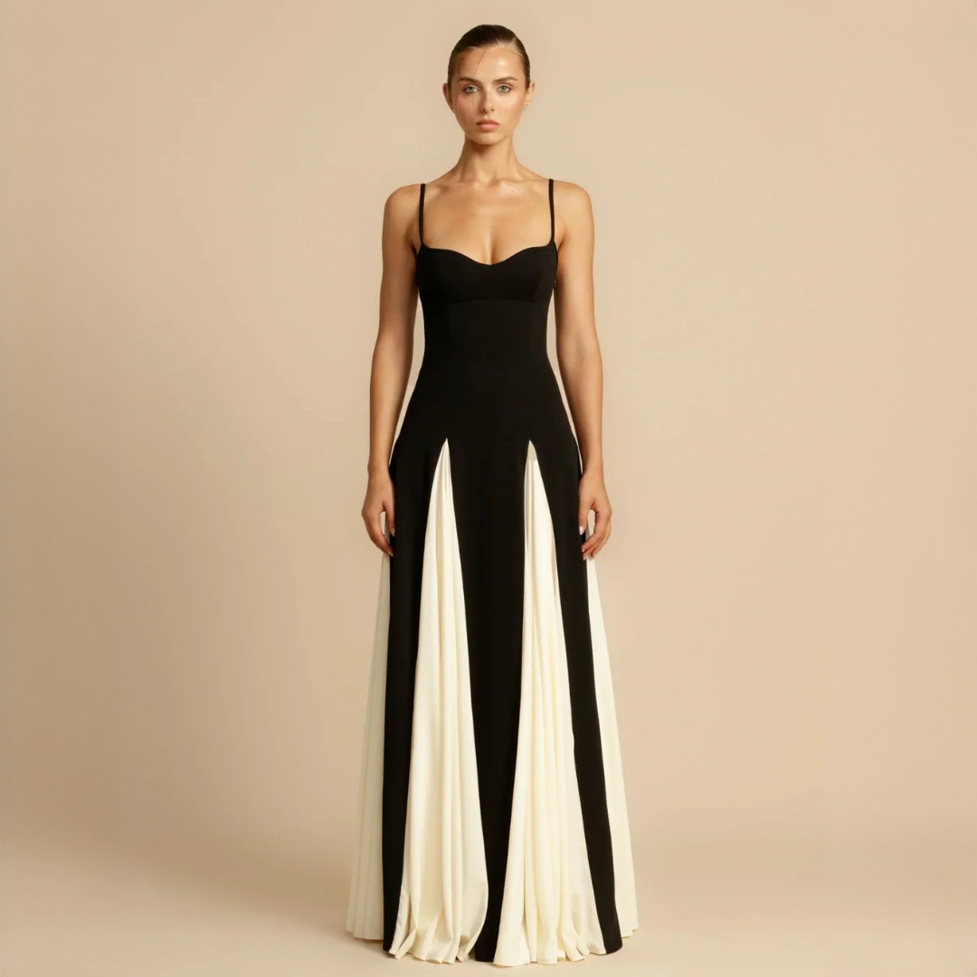 Roxanne - Elegantes langes Kleid