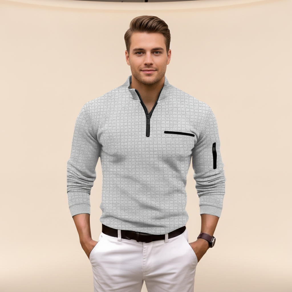Andrey - Schickes Halbzip-Shirt