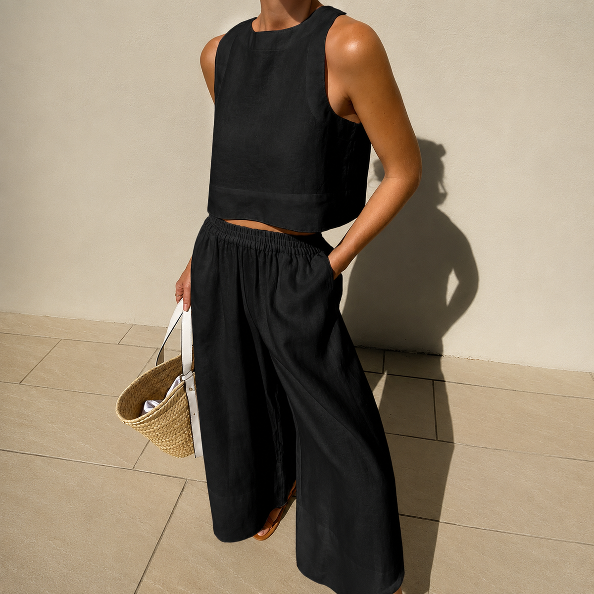 Thelma - Lockeres und Bequemes Hosen-Set