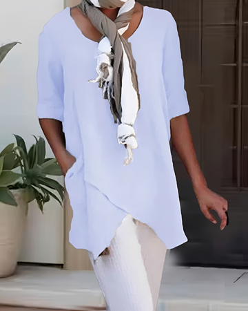 Marcia - Stilvolles Rundhals-Shirt