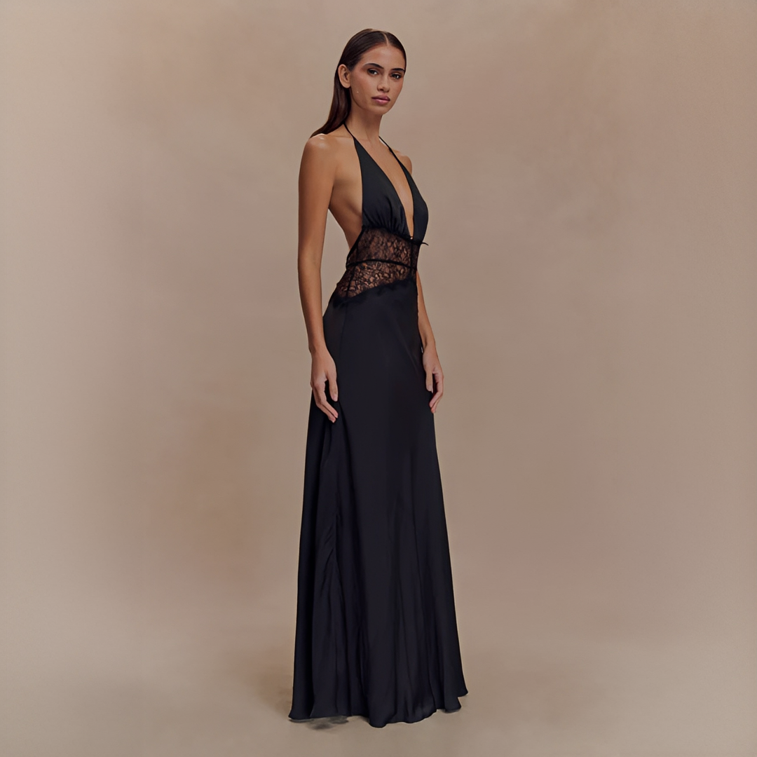 Velina - Schickes nahtloses Neckholder-Kleid