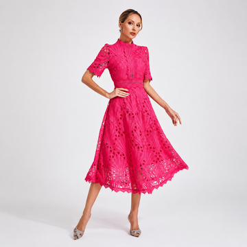 Hallie - Trendiges Midikleid