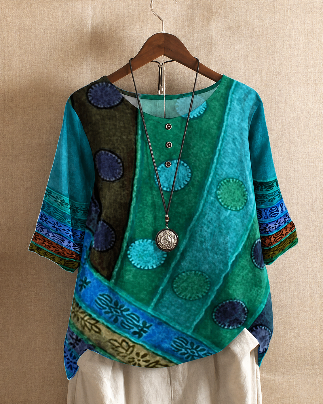 Ferlisha - Elegante und Weite Bluse