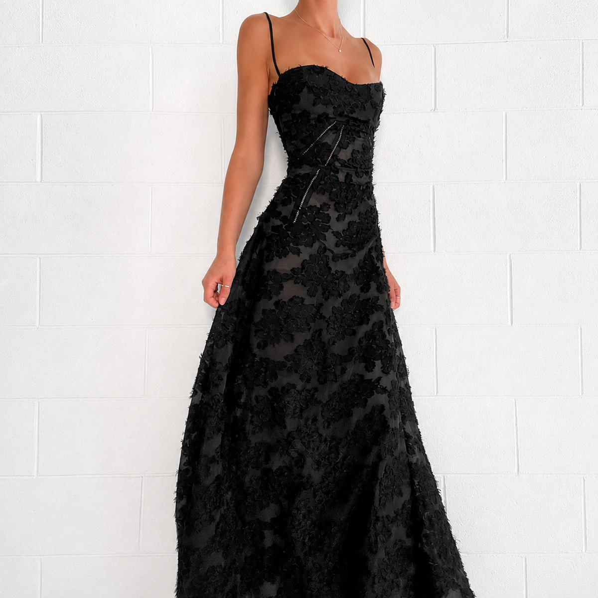 Sandra - Stilvolles Figurbetontes Maxikleid
