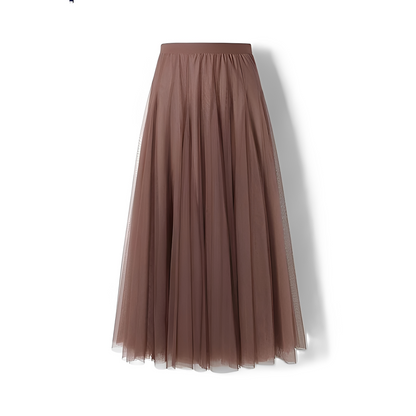 Maleah - Eleganter Midirock mit Falten