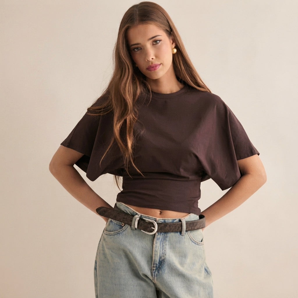 Gwenllian - Komfortables Weitgeschnittenes T-Shirt