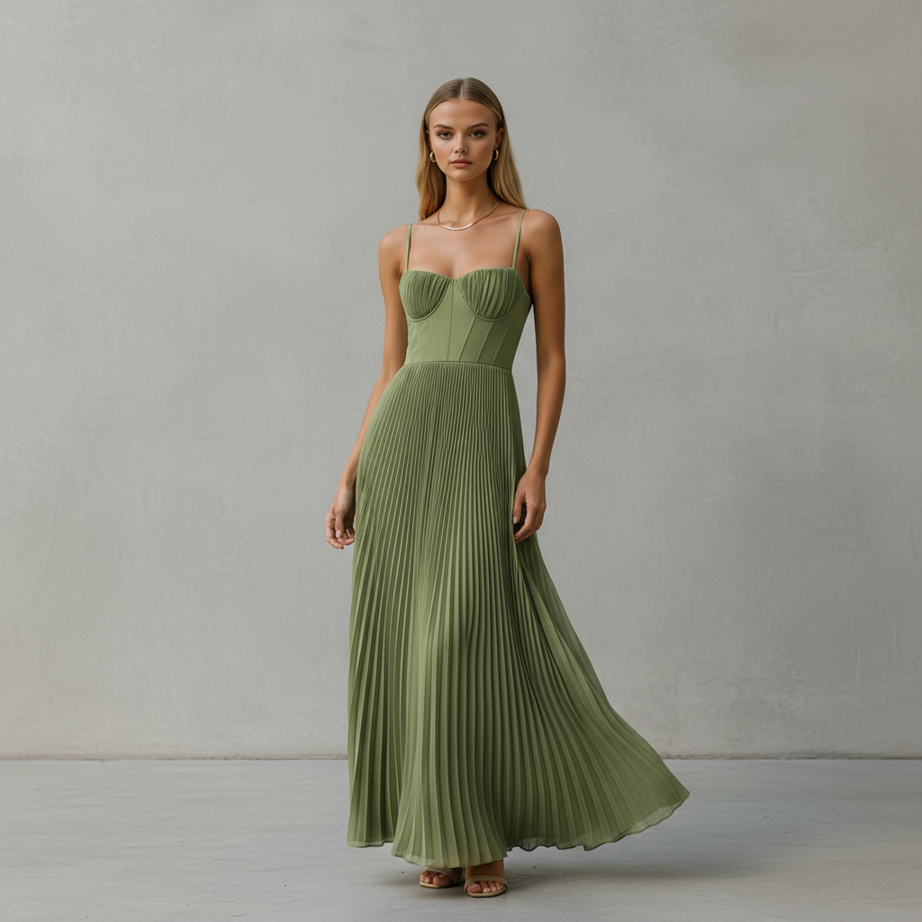 Lorelei - Elegantes Kleid ohne Rücken und Ärmel