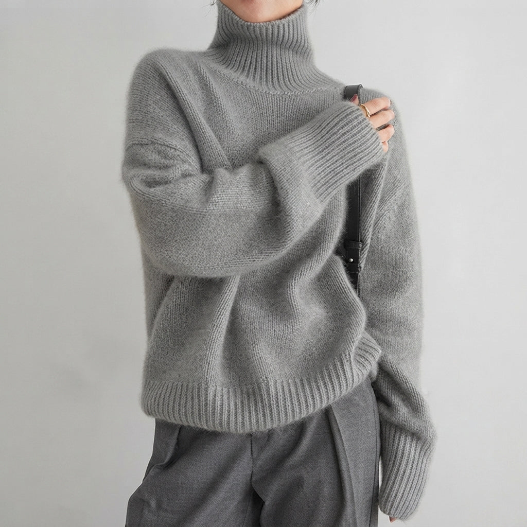Lea - Eleganter Rollkragenpullover für Damen