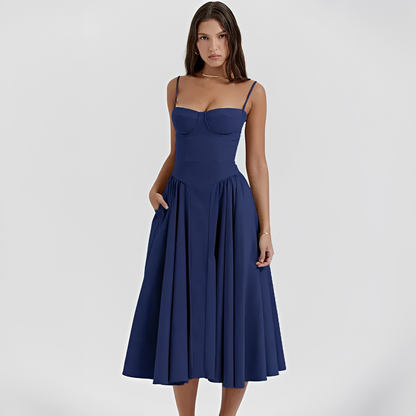Michaela - Stilvolles und elegantes Midi-Kleid