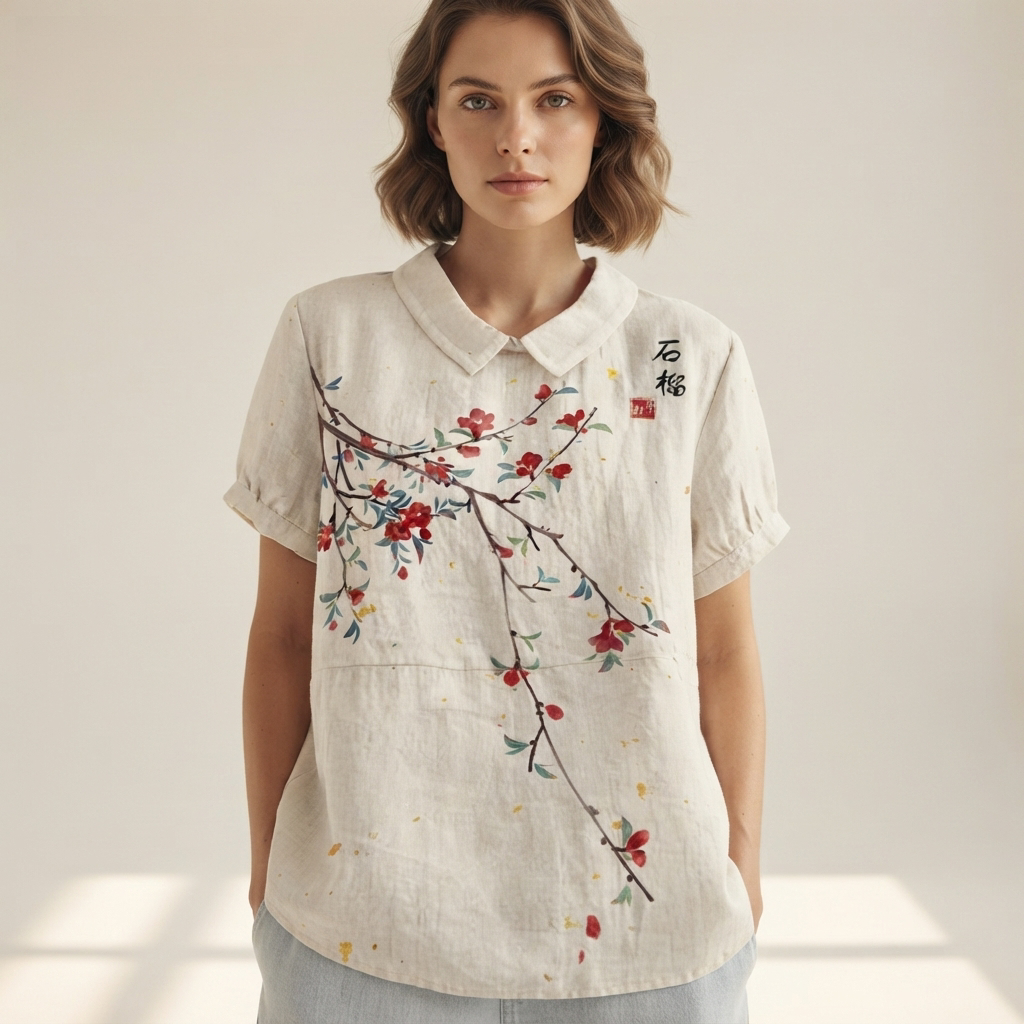 Salmah - Stilvolle und Leichtfallende Bluse