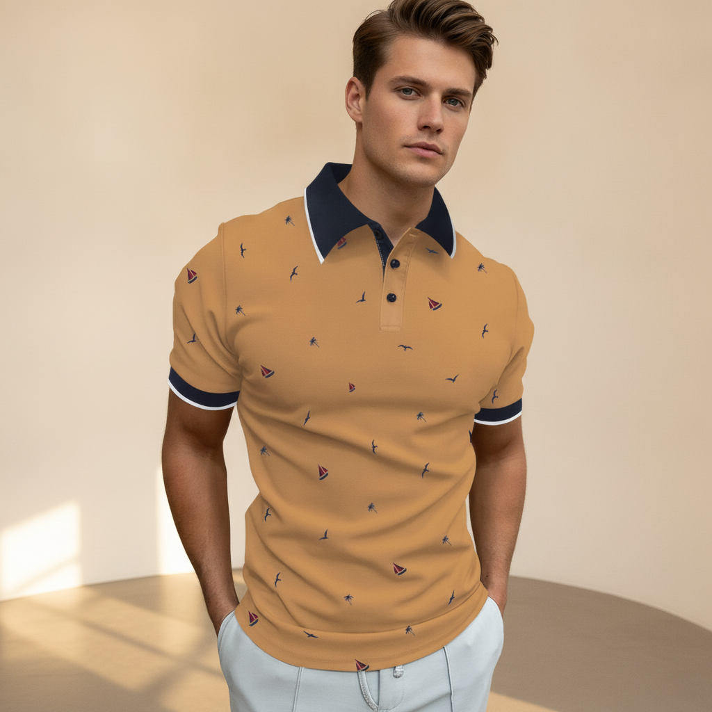 Bedario - Modernes Freizeit-Poloshirt