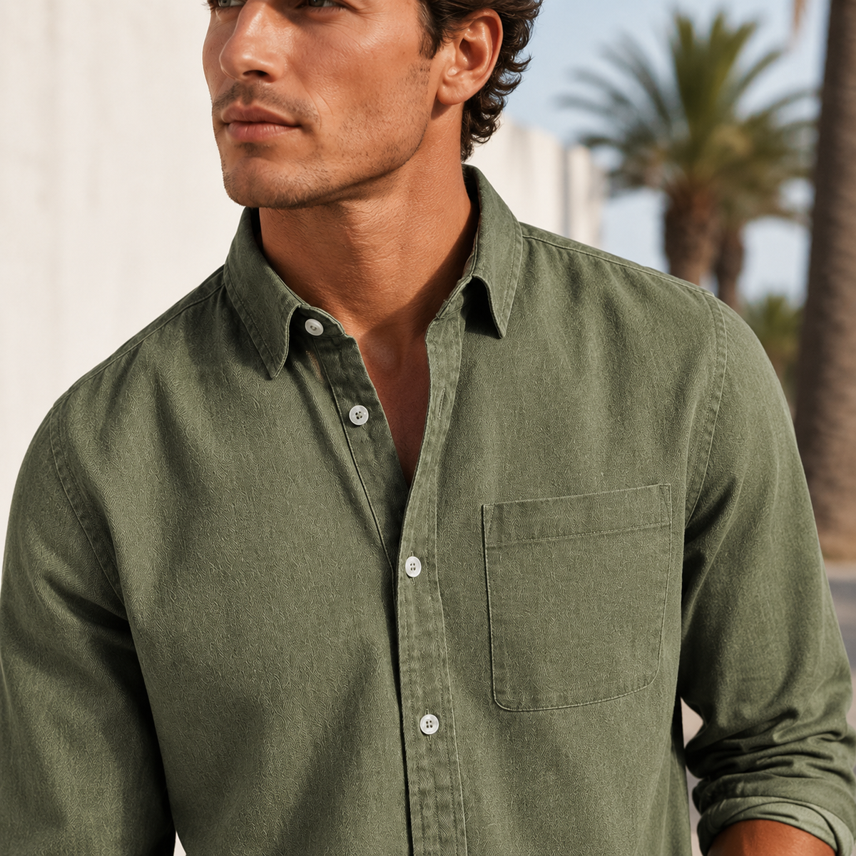 Wynford - Luftige Button-Down-Bluse