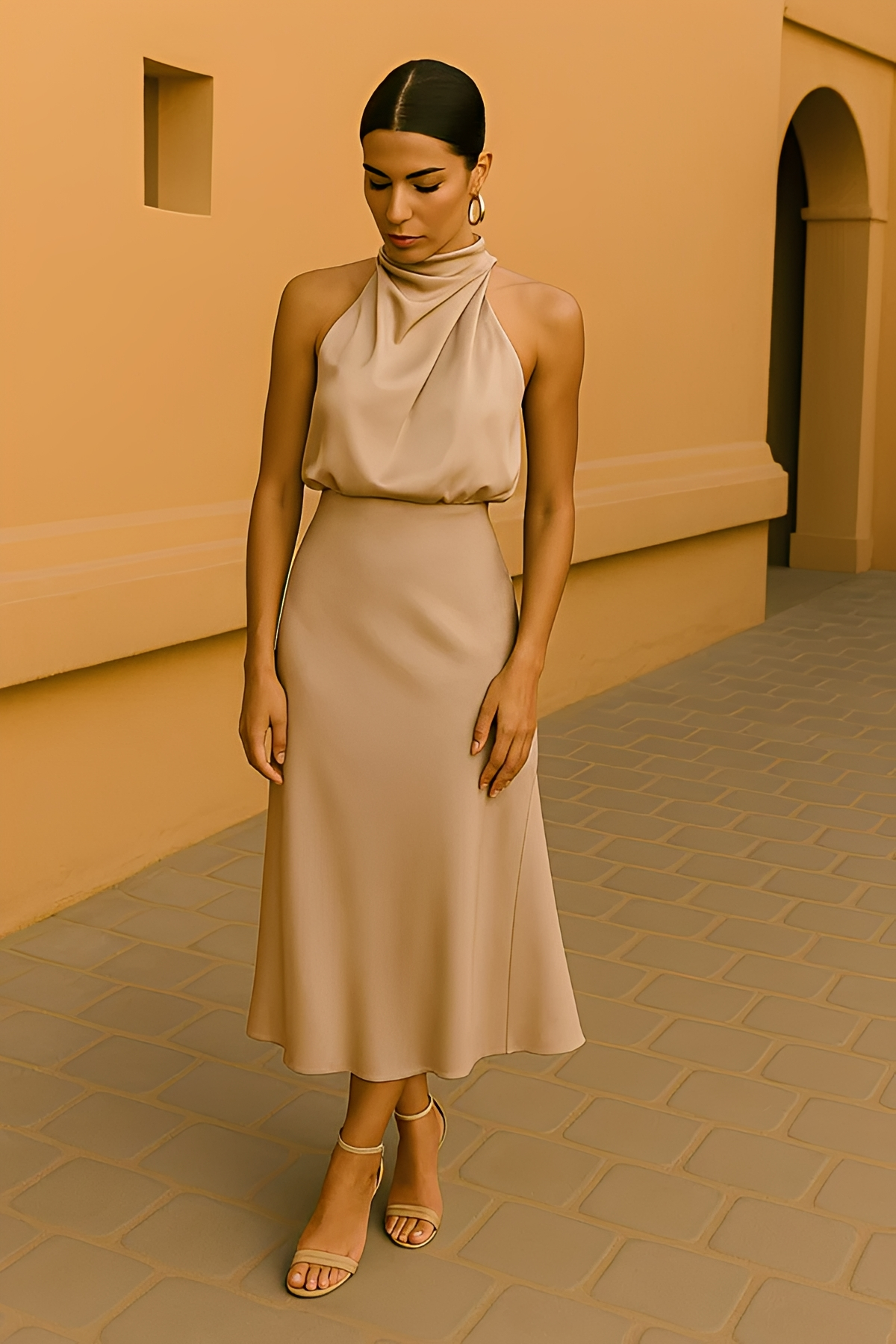 Selina - Schickes ärmelloses Kleid