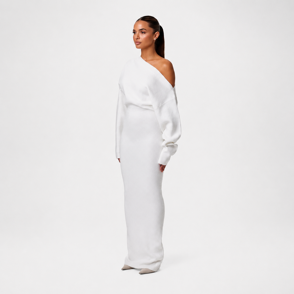 Tahlia - Elegantes One-Shoulder Maxikleid