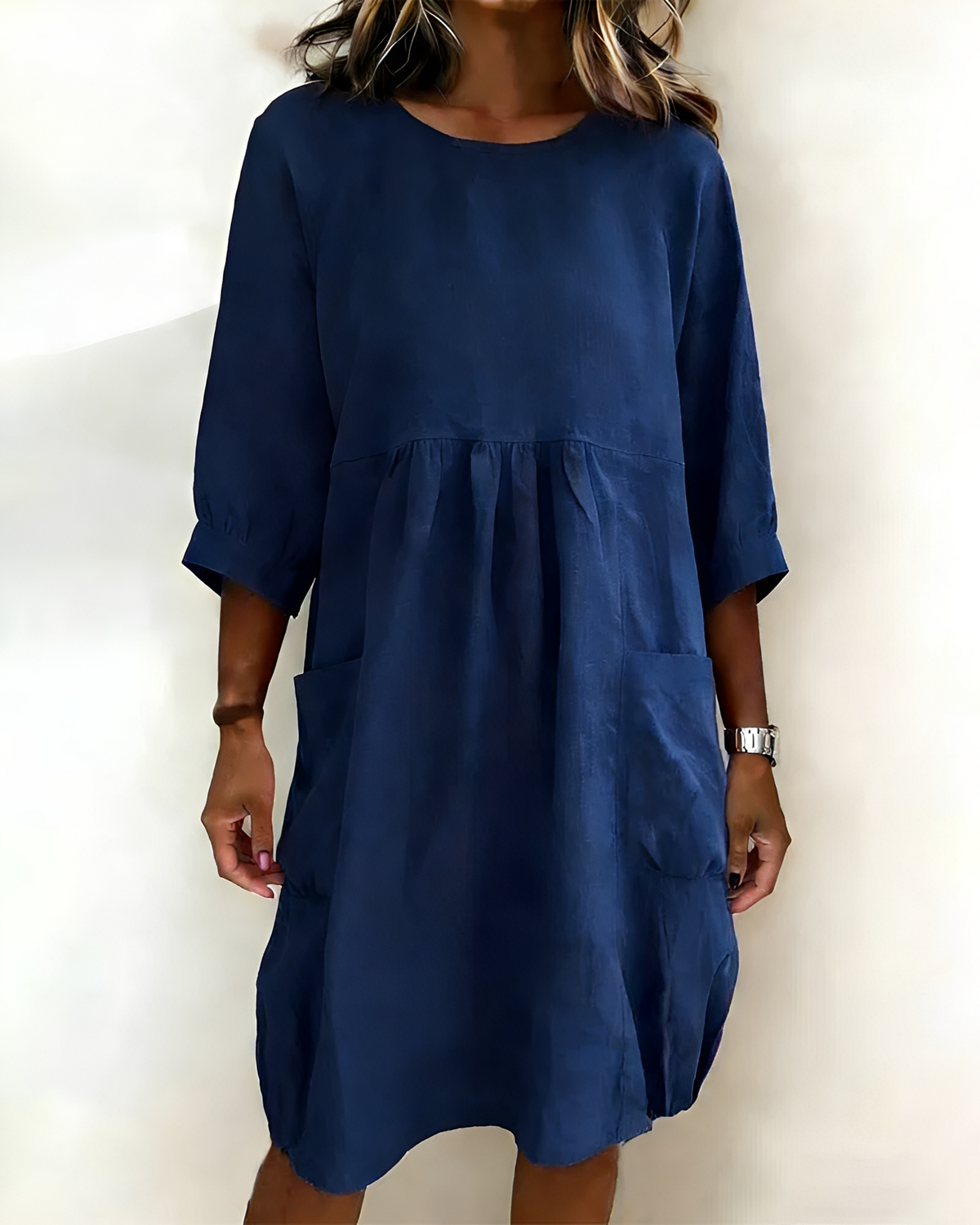 Shadia - Komfortables und Lockers Midikleid