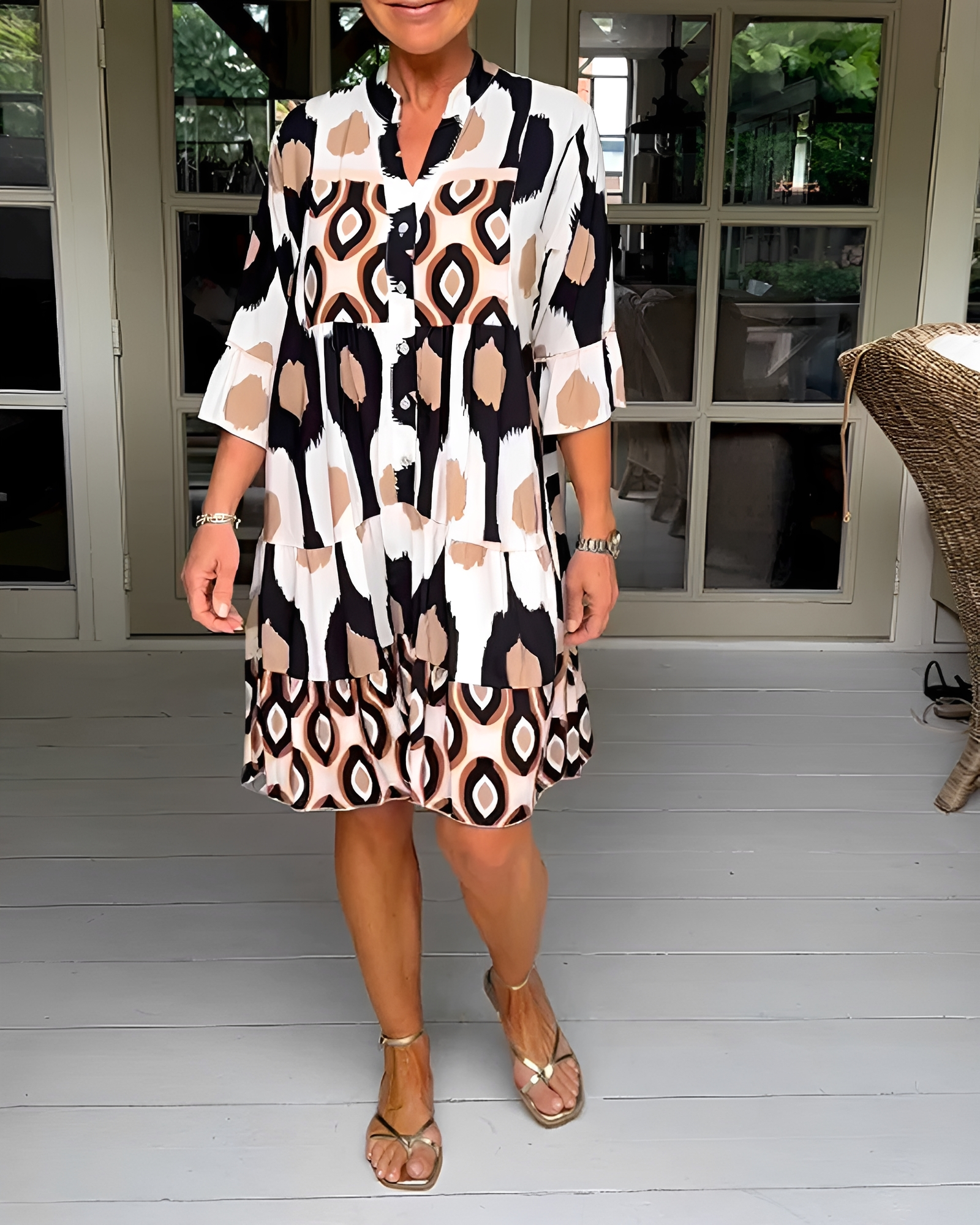 Faiza - Elegantes und bequemes Minikleid