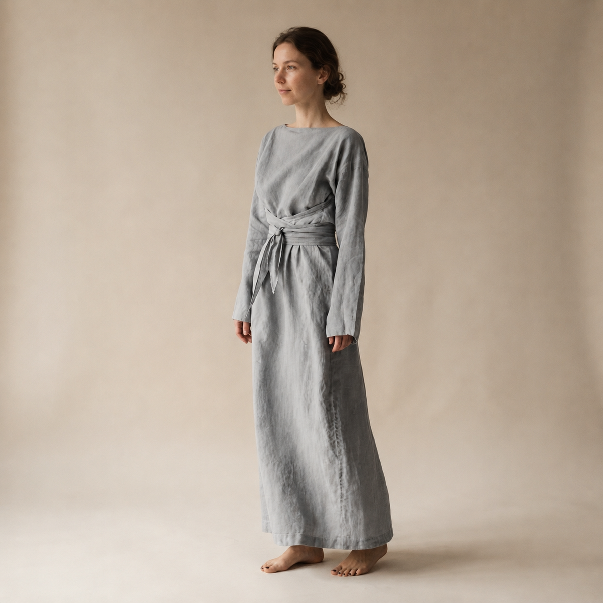 Ashlee - Luftiges Maxikleid ohne Gürtel