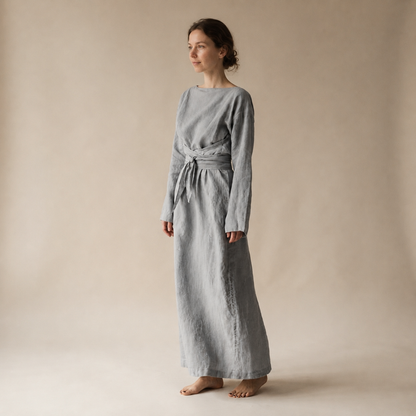 Ashlee - Luftiges Maxikleid ohne Gürtel