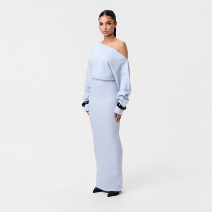 Tahlia - Elegantes One-Shoulder Maxikleid