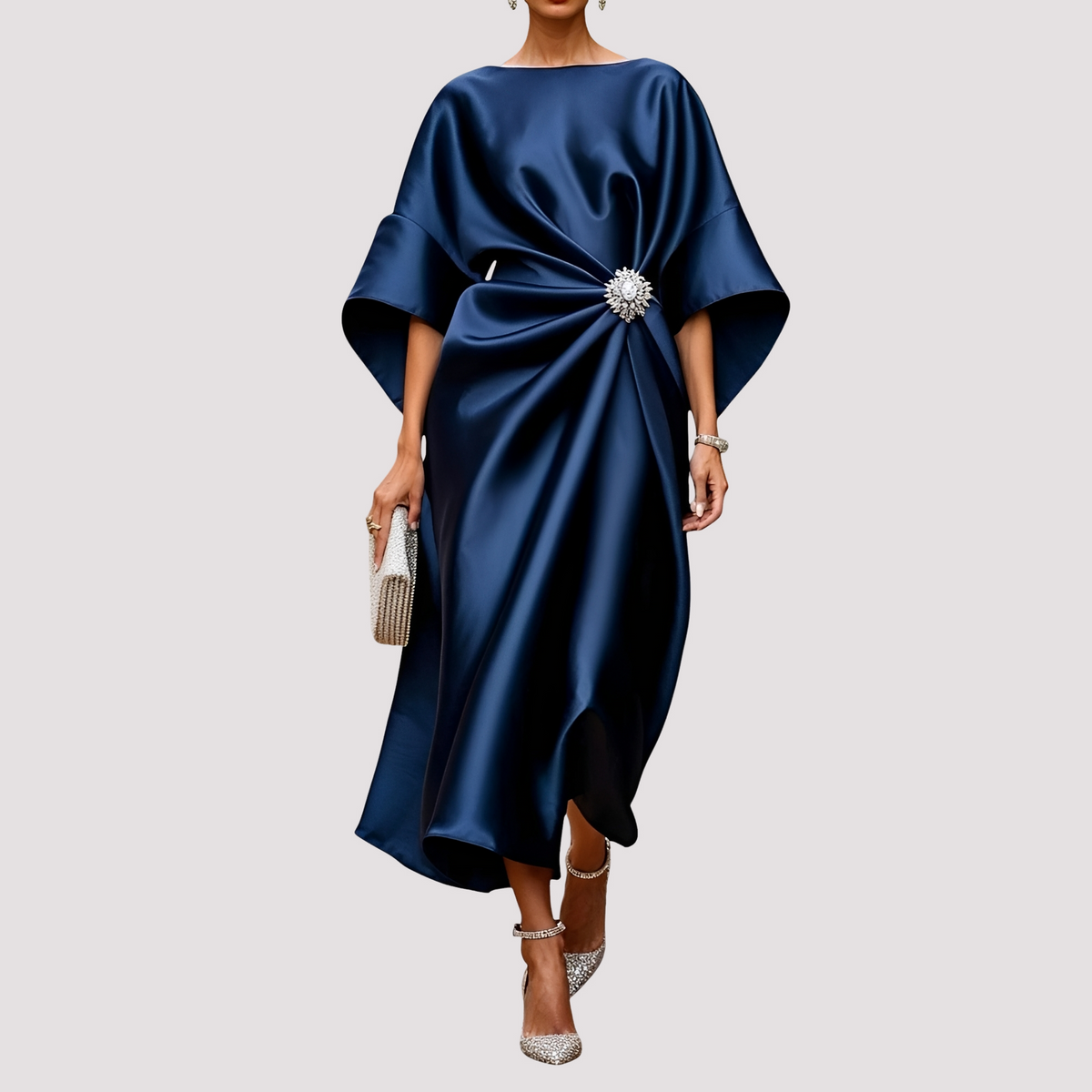 Kay - Modisches Wickel-Midikleid