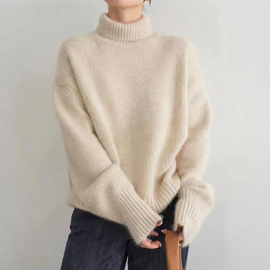 Lea - Eleganter Rollkragenpullover für Damen