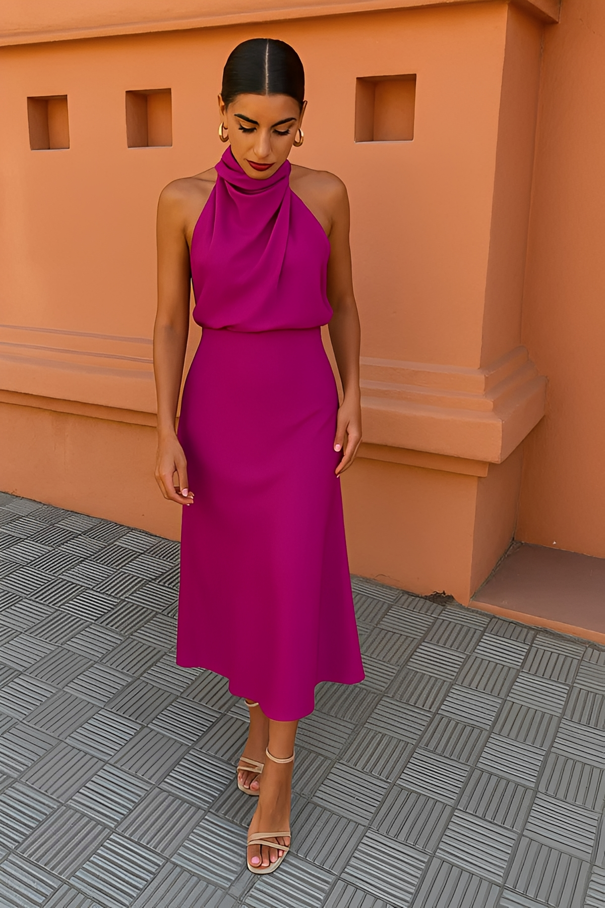 Selina - Schickes ärmelloses Kleid