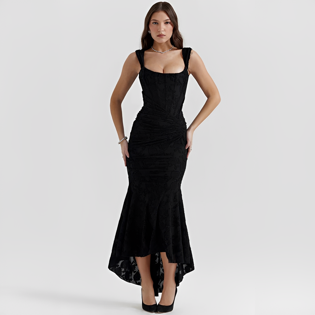 Cynthia - Schickes Wickel-Midikleid mit Taillenband