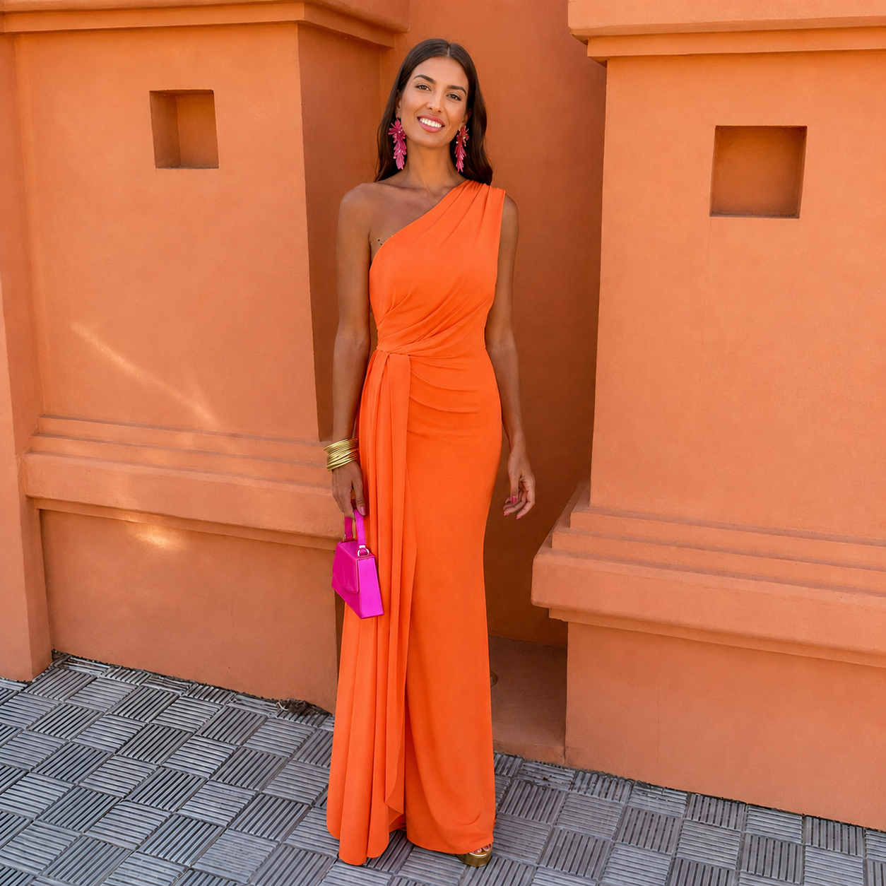 Mallory - Stilvolles One-Shoulder-Kleid