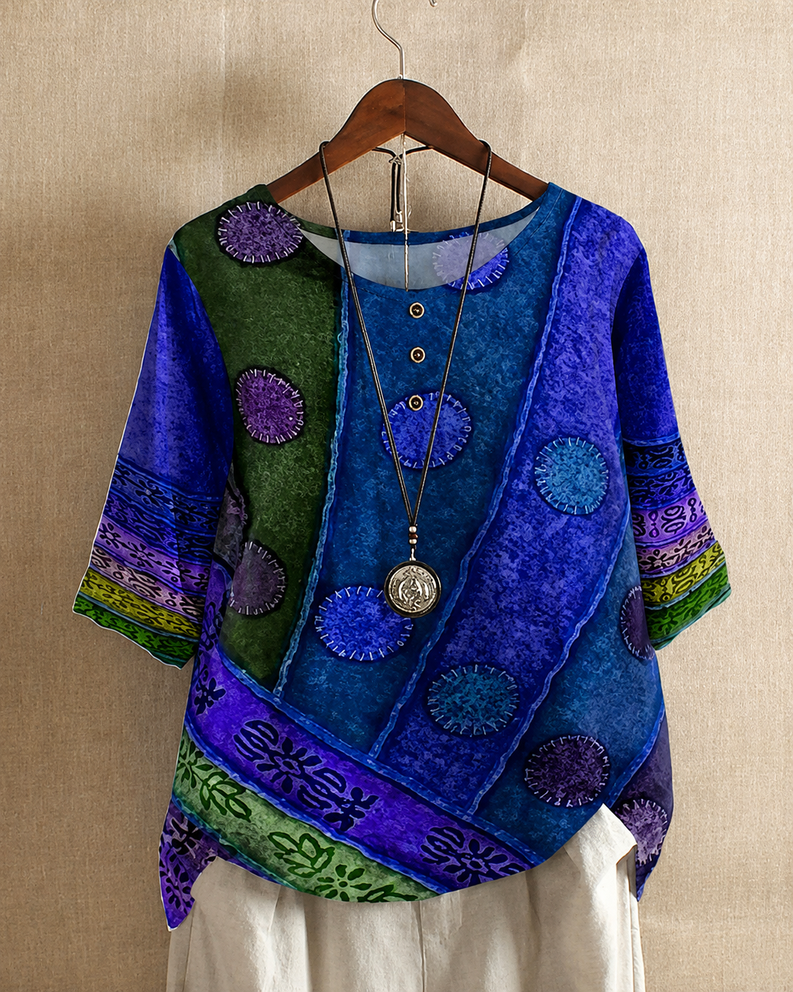 Ferlisha - Elegante und Weite Bluse