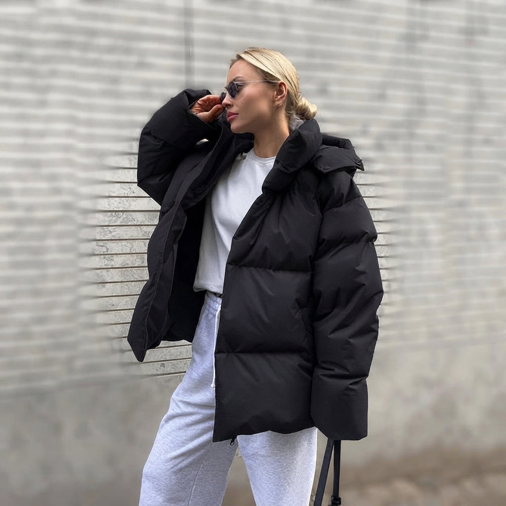 Natalia - Daunenjacke mit Kapuze für Damen