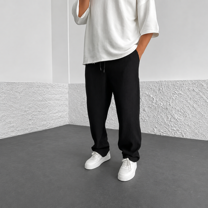 Zeke - Lässige Hose mit Kordel